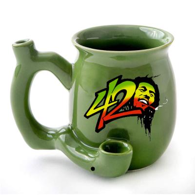 China Viable New Design Wholesale Creative Smoking Pipes Mug For Tobacco Smoking Coffee Mug for sale