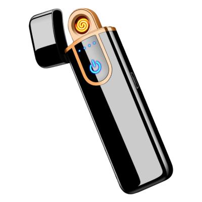 China Creative Custom Windproof USB Charging Cigarette Lighter Rechargeable Multifunction Holder Ring Lighter Male Personalized Custom for sale