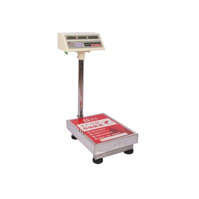 China TCS Steel/Aluminum ABS/Stainless Scale Platform Double Sided Screen Show Electronic Platform Scale for sale