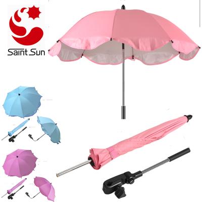 China 16 Inch UV-Anti Safety Baby Carriage Stroller Hanging Umbrella for sale