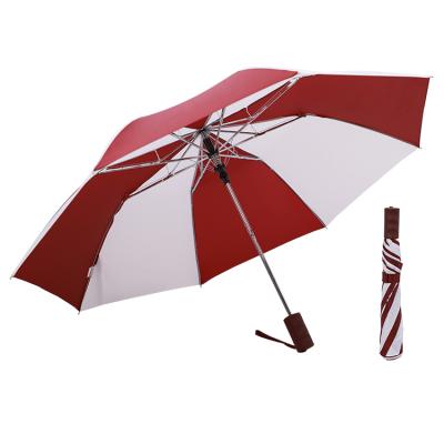 China Manufacturer Premium Quality Two Fold Automatic Waterproof Nylon Fabric Umbrella Combination for sale