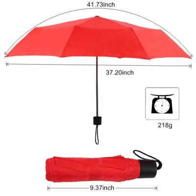 China Folding Three Folding Mini Umbrella Travel Promotional Wholesale Price Compact Custom Made Compact Portable Printing Price for sale