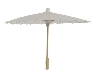 China DIY Decorative Creative White Paper Chinese Hot Selling Bamboo Umbrella for sale