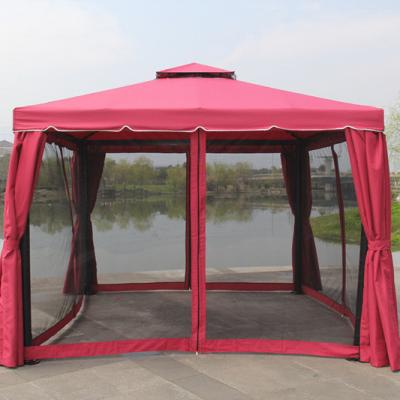 China Sunscreen/Waterproof/Windproof/Sun Shade Customized Outdoor Wedding Logo Canopy Commercial Tent Roman Tent Yard Villa Garden Gazebo Using Appliances Gazebo for sale