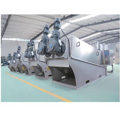 China Environmental Dewatering Hotels Sludge Screw Press Machine For Industry Wastewater Treatment for sale