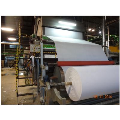 China Factory Waste Paper And Recycled Wood Pulp To Sanitary Toilet Paper Roll Making Machine (1092/150) for sale