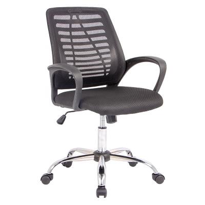 China (Height)Adjustable Ergonomic Modern Comfortable Computer Task Swivel Black Mesh Office Chair for sale