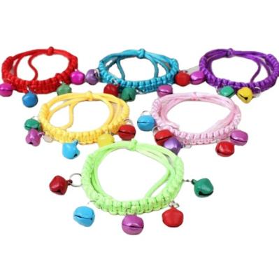 China Beautiful and colorful DIY accessories painted small mini color jingle bell bracelet necklace anklet dress bell mini Christmas decorations for sale