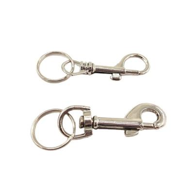 China General Promotional Dog Olive Button Ribbon Metal Industry Chain Belt Holder Buckle Bag Main Hook for sale