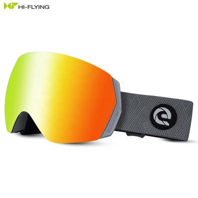 China Custom Logo OEM Adult Skiing Ultraviolet Proof Goggles Wholesale Fog Goggles Manufacturer Skiing Goggles for sale