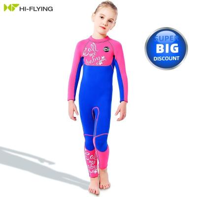 China Child Kids Diving Suit Skin-Friendly Swimming Sailing Neoprene Wetsuits Diving Suit One Piece Wetsuits for sale