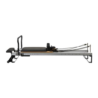 China Hot Selling Aluminum Alloy + PU Leather Exercise Equipment Balanced Aluminum Alloy Folding Alluminum Body Reformer Pilates For Home for sale