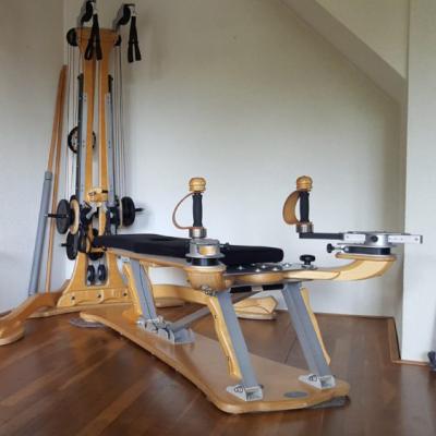 China Fitness Center CE Certification ONT-P9 Commercial Multi Function Wooden Pilates Gyrotonic Equipment For Bodybuilding for sale