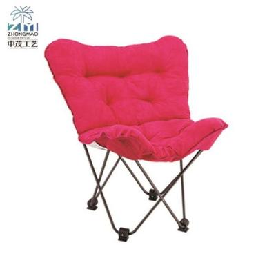 China Foldable Make To Order Chaise Lounge Folding Butterfly Chair for sale