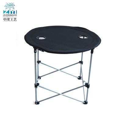 China Modern Folding Outdoor Portable Collapsible Camping Table With Cup-Rack for sale