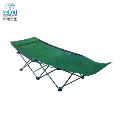 China Wholesale Military Camp Steel Adult Cradle Sleeping Cot Folding Portable Camp Cot for sale