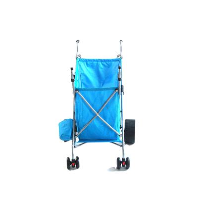 China Beach Cart Wholesale Easy Carry Carts Steel Frame Foldable Wheels For Beach Cart Hand Truck for sale