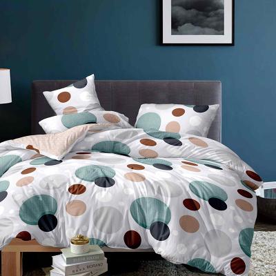 China Wholesale Anti-Static Bedding Home Used 100% Polyester Twill Fabric Printed Bed Set Bedding Set for sale