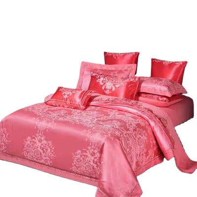 China 2021 New Jacquard Sheet Hotel Wholesale Design Printing Beautiful Soft Bed Sheet for sale