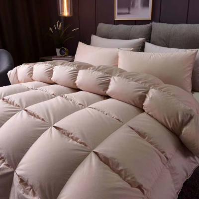 China Factory Price Anti-Static 100% Cotton Luxury Hotel Goose Down Comforter Comforter Set Winter Quilt Comforters for sale