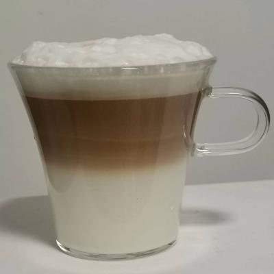 China AUSTIN 270ml Italian/Borosilicate Latte Cream Glass Latte Glass Mug for sale