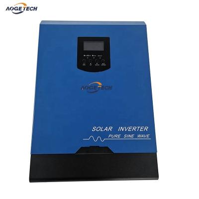 China AogeTech 3000W Hybrid Off Grid 24V 60A MPPT Solar Inverter For Renewable Energy Generation PM01-30 440x300x100mm for sale