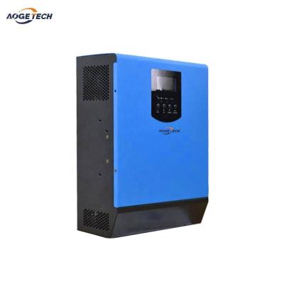 China AogeTech Off Grid 24V 80A MPPT Solar Power Inverter Hybrid Parallel Parallel 1KW 2KW 3KW 4KW 5KW For Solar Generation PM01 Series 460x300x24mm for sale