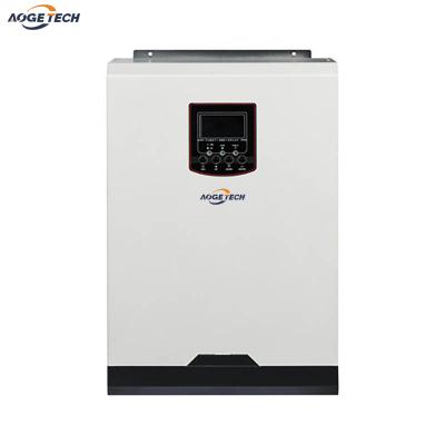 China AogeTech PM07 Series 3.2KW 3.5KW 5KW 5.5KW 24V 48V High Efficiency Hybrid Solar PV Inverter Buil-in 80A MPPT Charge Controller 440x300x115 for sale