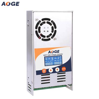 China AC02 Charger Controller AOGE Mini Solar MPPT Charge Controller Auto 12V 24V 36V 48V Home Generation Solar System Controller for sale