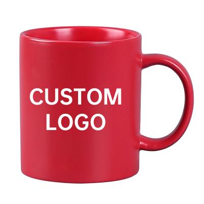 China Chinese Factory Stocked Ceramic Mug With Logo Mugs With Logo Ceramic Sublimacion Mugs for sale