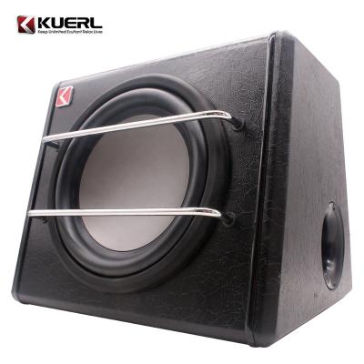 China Hot Selling Car Audio System Factory Car Subwoofer 12V Black 8/12 Inch Trapezoidal Car Active Subwoofer for sale