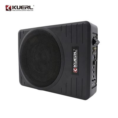 China Hot Sale Car Bass Audio Woofer Kuerl 10 Inch Pure Bass Subwoofer 600W 12V Ultra-thin Active Flat Subwoofer For Car for sale