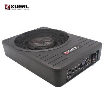 China Car audio slim car speaker under seat subwoofer disco music high quality car subwoofer active bass box and big power car woofer for sale