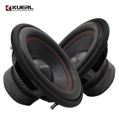 China Factory wholesale game music powered professional auto speaker spl high dual 10/12 inch car subwoofer speaker for sale