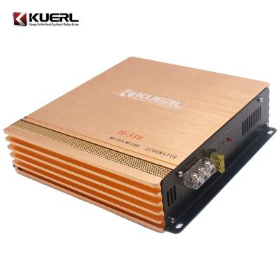 China Car Aluminum Sound Digital Amplifier Amplifier 2 Channel Auto Subwoofer 12V Audio Power Amplifier for sale