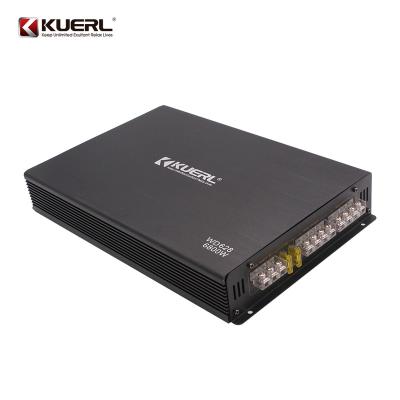 China Kuerl WD628 12V Car Audio System Equalizer Full Range Car Amplifier 4 Channel 6800w Powerful Car Stereo Amplifier for sale