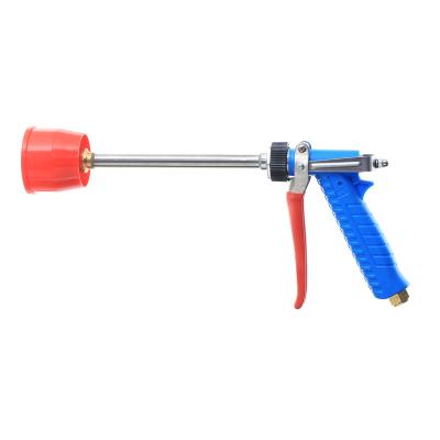 China Agriculture Irrigaiton High pressure energy conservation water-tight handheld two-tone spray gun for sale