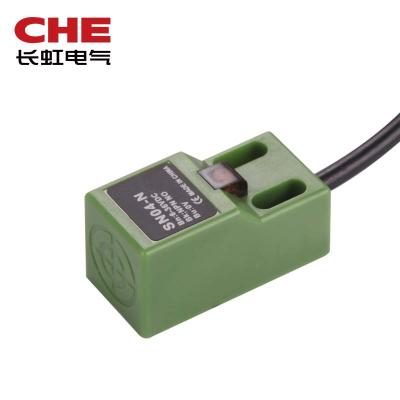 China Position Sensor SN04-N China Made ABS DC Heat Resistant Three Wire Type DC6-36V Angular Colmn Type Inductive Proximity Sensor for sale