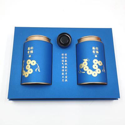 China High Grade Materials Recycled Tea Packaging Paper Cans Composite Paper Boxes Packaging Environmental Protection for sale