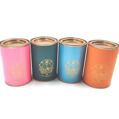 China New Type Recycled Materials Round Boxes Cylinder Paper Gift Wrapping Gift Paper Tubes For Tea for sale