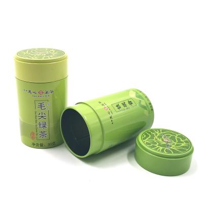 China Wholesale Tinplate Tin Cans With Four - Color Printing Tea Packaging Tube for sale