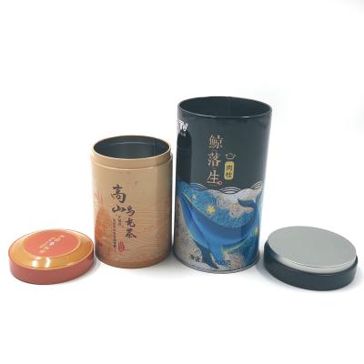 China Food Grade Aluminum Can Be Customized Packaging Canister Tin Tube Cans Manufacturing Tea Tinplate Storage for sale