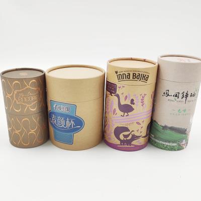 China Recycled Materials Customized Paper Tube Packaging Composite Paper Boxes For Pencil for sale