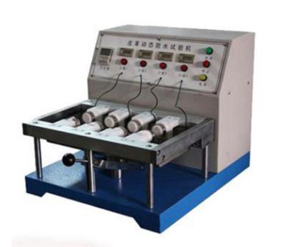 China Laboratory Bending Waterproof Test Machine Leather Shoes / Rubber / Cloth for sale