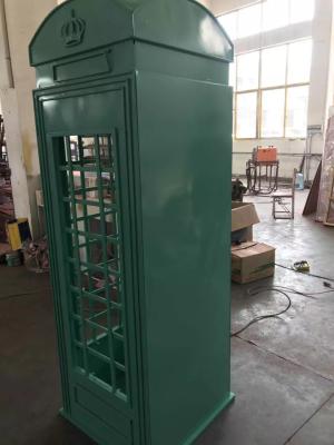 China Plated Steel Structure Public Antique Phone Booths for sale