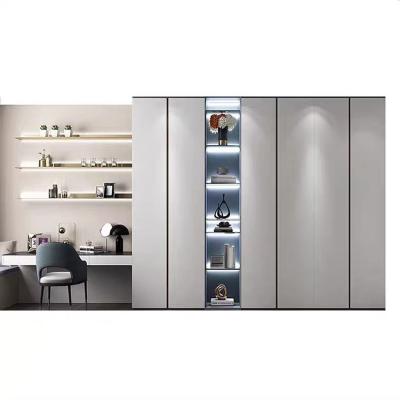 China (Other)Adjustable Walk-in Wardrobe Customized PVC Wardrobe Closet Design for sale