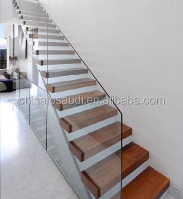 China Indoor Outdoor Glass Stair Railing Decorative Glass Railing Staircase for sale