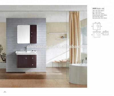 China PVC Bathroom Cabinet Double Sink Bathroom Vanity Design Antique Bathroom Furniture Set for sale