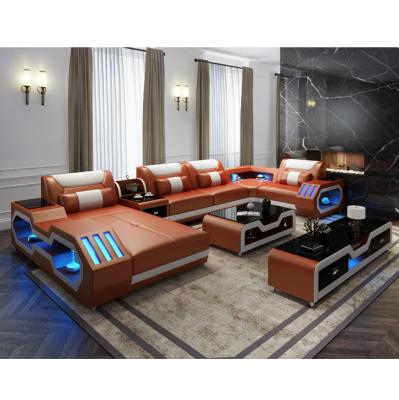 China Super Furniture L Shape Large Storage Italian Furniture Modern Simple Style Living Room Sofa for sale