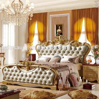 China European classic luxury villa bedroom furniture home furniture for sale